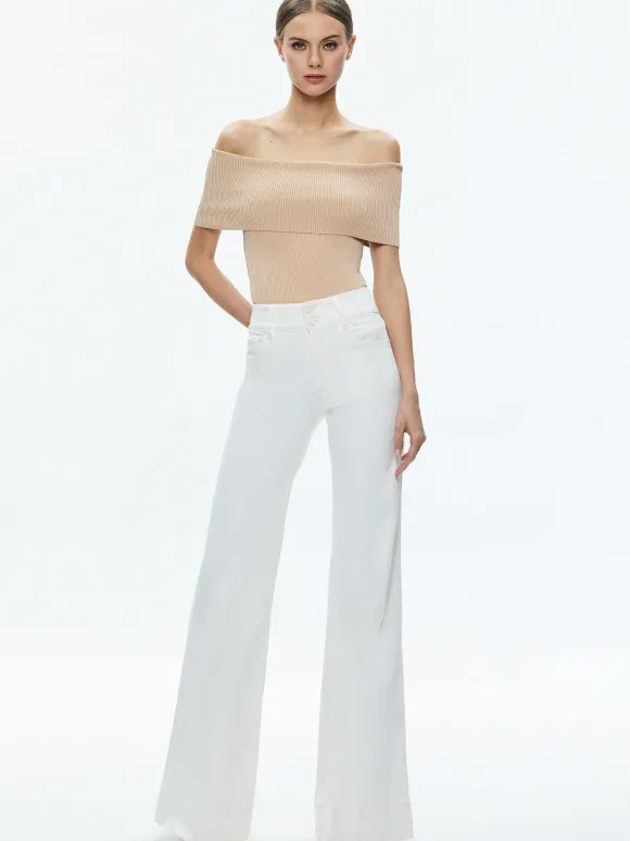 Dolan Foldover Sleeveless Pullover | Alice and Olivia Flash Sale