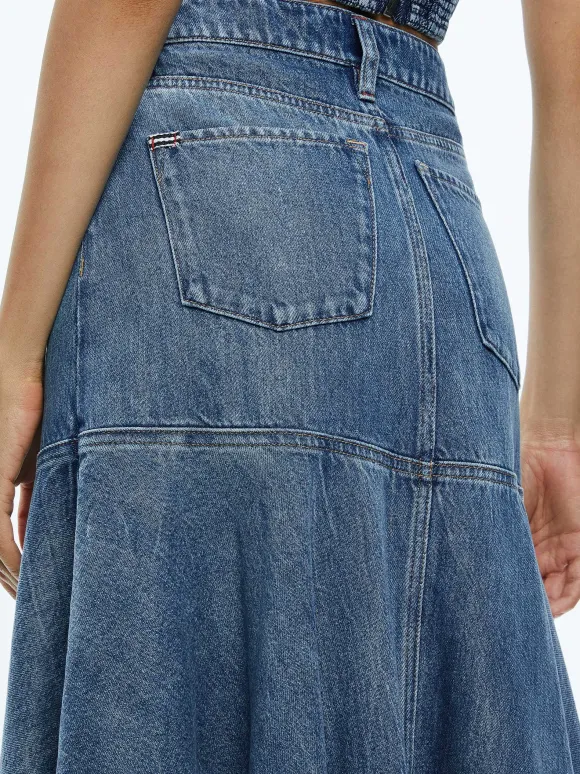 Donella High Low Skirt | Alice and Olivia Hot