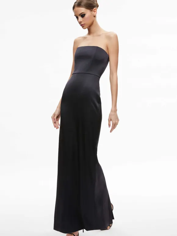 Doreen Strapless Maxi Dress | Alice and Olivia New