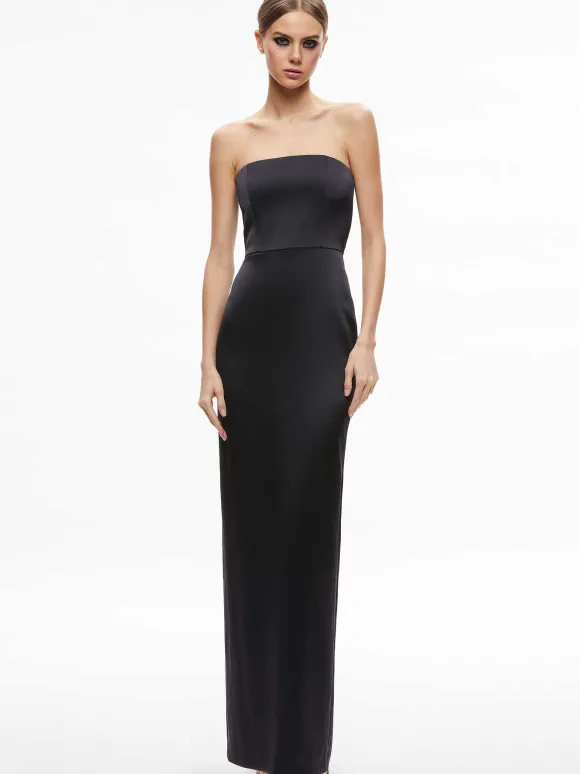 Doreen Strapless Maxi Dress | Alice and Olivia New