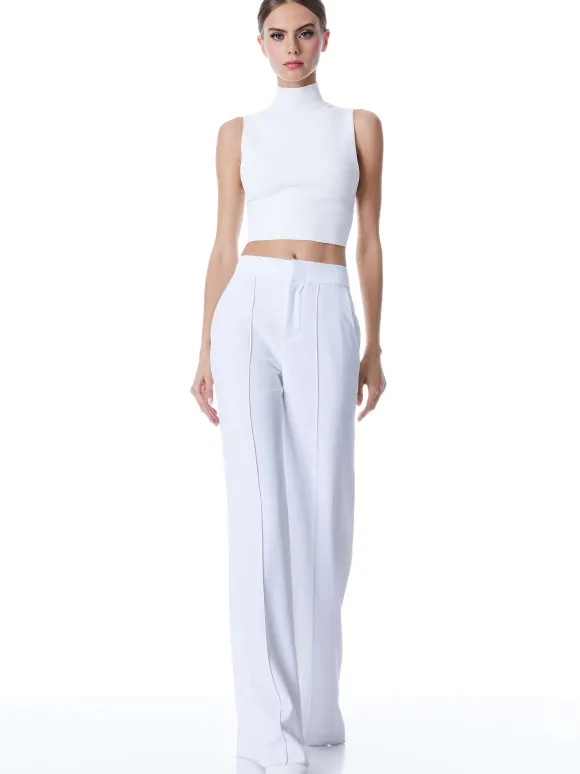 Dylan High Waisted Wide Leg Pant | Alice and Olivia Hot