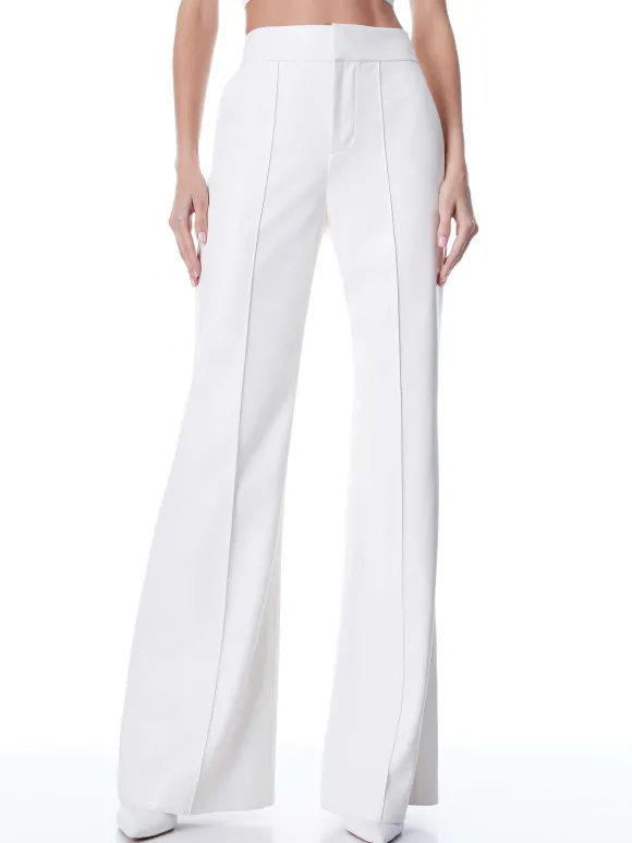 Dylan Vegan Leather Wide Leg Pant | Alice and Olivia Hot