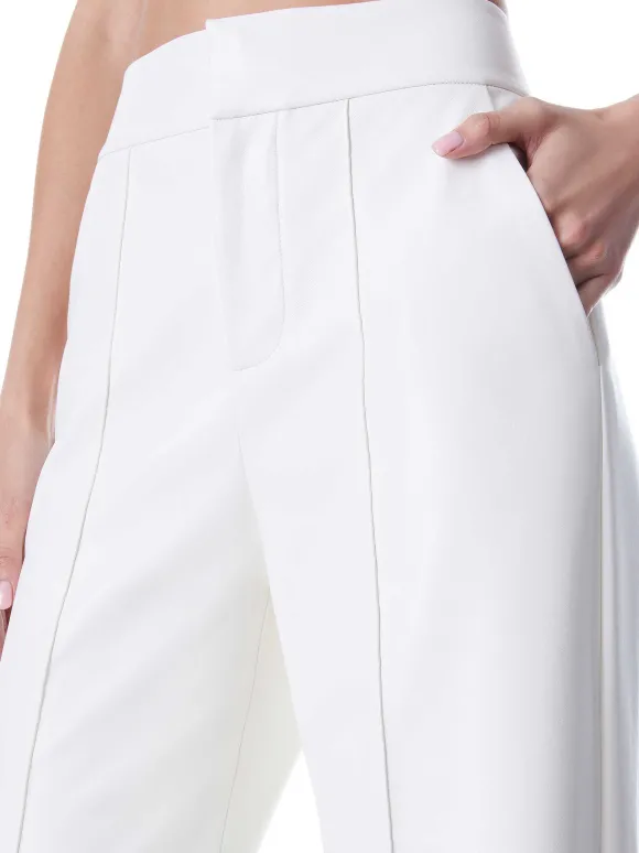 Dylan Vegan Leather Wide Leg Pant | Alice and Olivia Hot