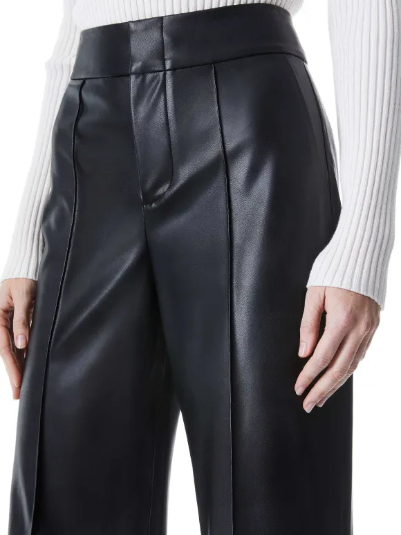 Dylan Vegan Leather Wide Leg Pant | Alice and Olivia Best Sale
