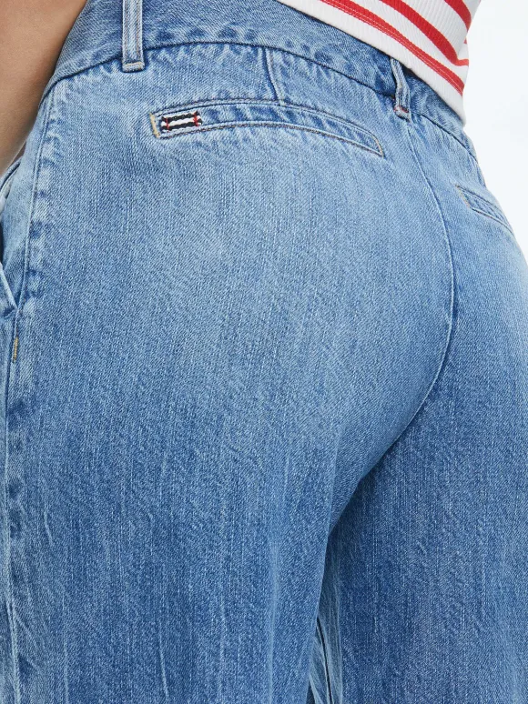 Eric Low Rise Bermuda Short | Alice and Olivia Online
