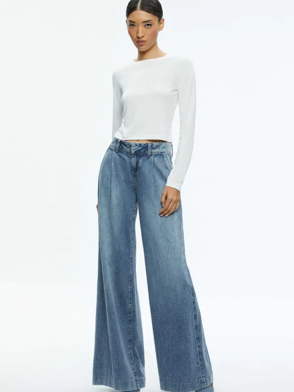Eric Low Rise Jean | Alice and Olivia Cheap