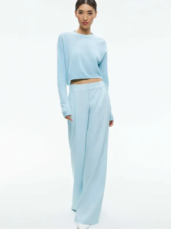 Eric Low Rise Pant | Alice and Olivia Clearance