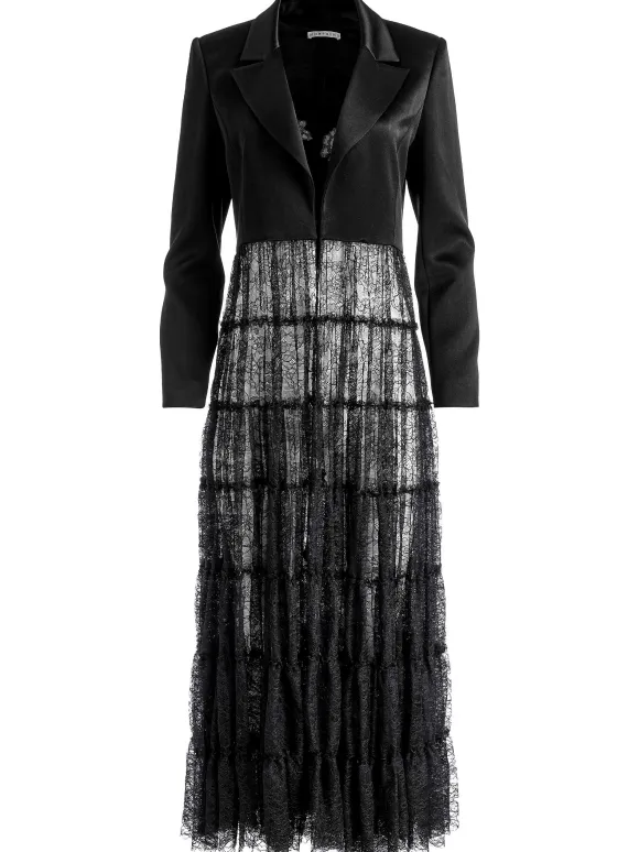 Everly Drama Lace Maxi Blazer | Alice and Olivia Hot