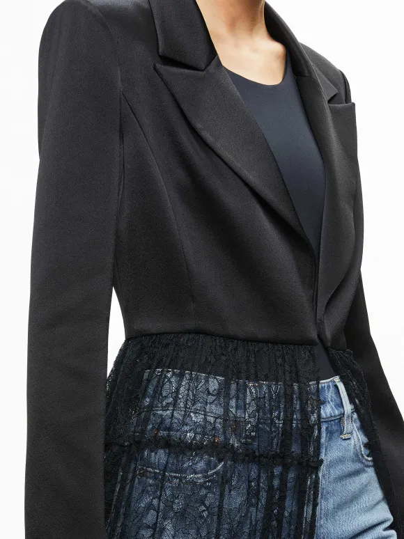 Everly Drama Lace Maxi Blazer | Alice and Olivia Hot