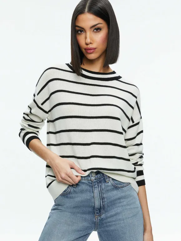 Fila Crewneck Pullover | Alice and Olivia Best