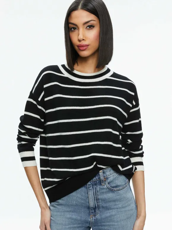 Fila Crewneck Pullover | Alice and Olivia Clearance