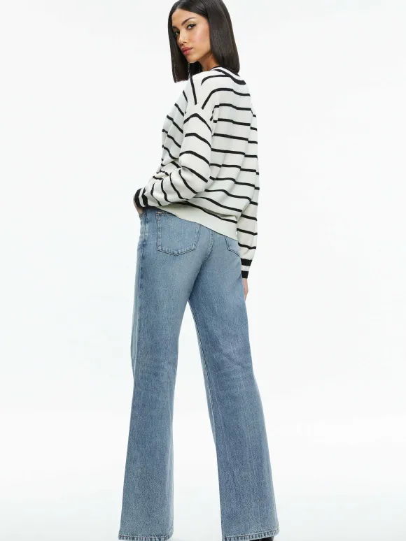 Fila Crewneck Pullover | Alice and Olivia Best