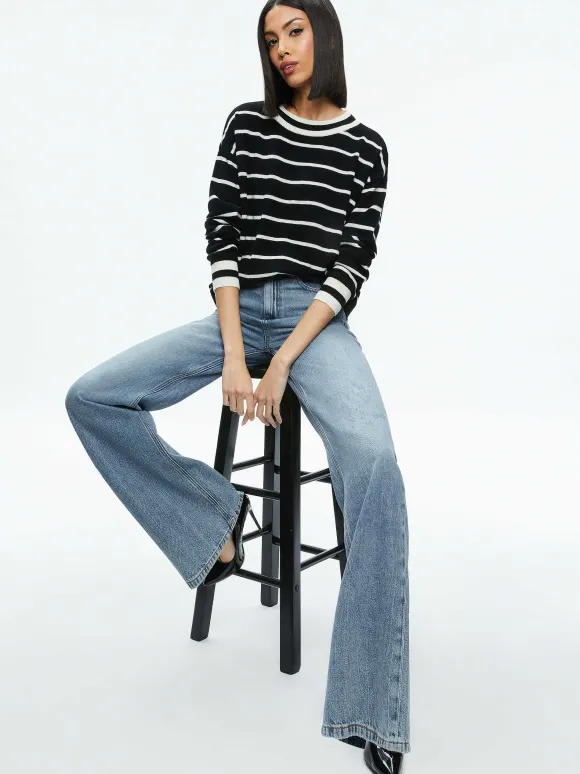 Fila Crewneck Pullover | Alice and Olivia Clearance