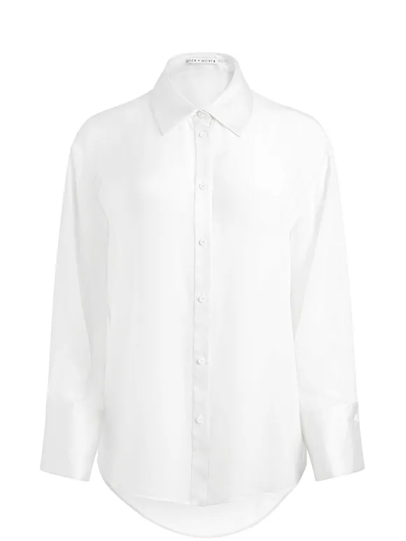 Finely Open Back Button Down | Alice and Olivia Cheap