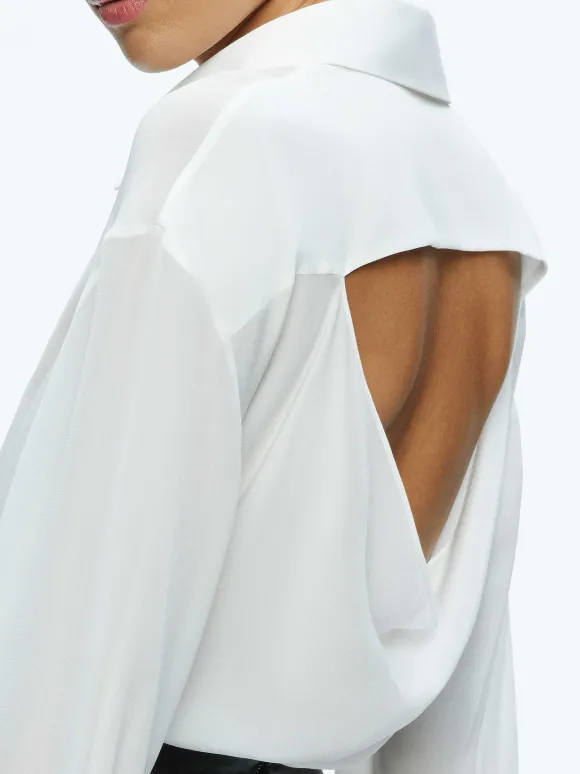Finely Open Back Button Down | Alice and Olivia Cheap