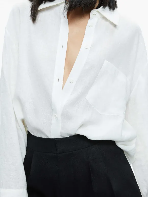 Finely Oversized Button Down Shirt | Alice and Olivia Cheap