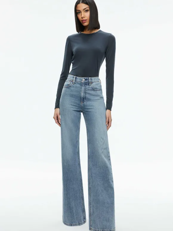 Fitted Tee | Alice and Olivia Hot