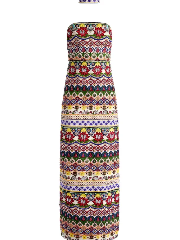 Georgie Choker Strapless Gown | Alice and Olivia Sale