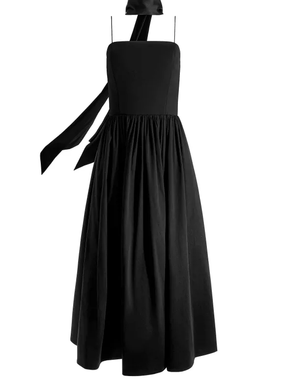 Glynis Spaghetti Strap Scarf Midi Dress | Alice and Olivia Cheap