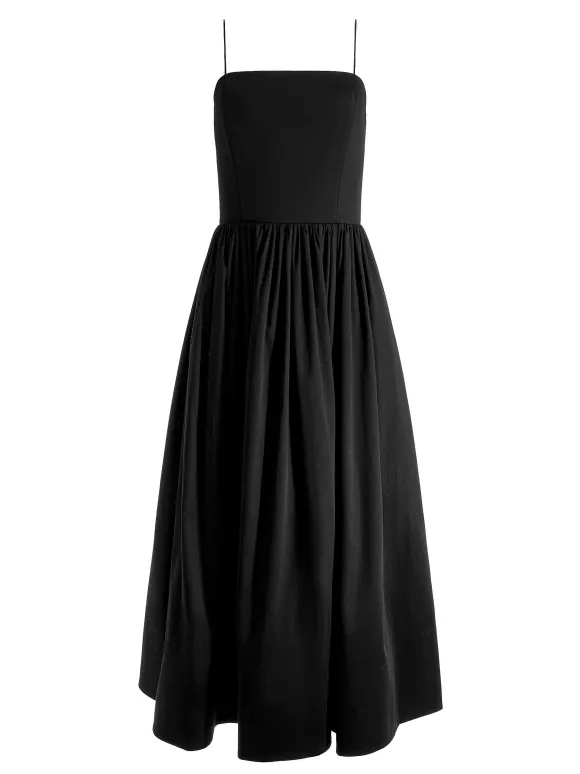 Glynis Spaghetti Strap Scarf Midi Dress | Alice and Olivia Cheap