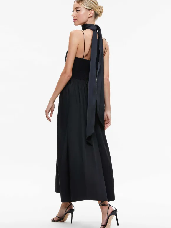 Glynis Spaghetti Strap Scarf Midi Dress | Alice and Olivia Cheap