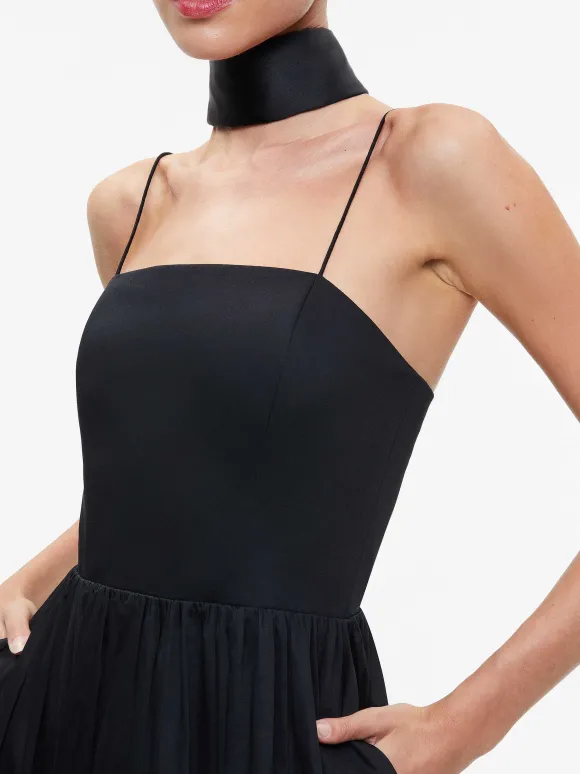 Glynis Spaghetti Strap Scarf Midi Dress | Alice and Olivia Cheap