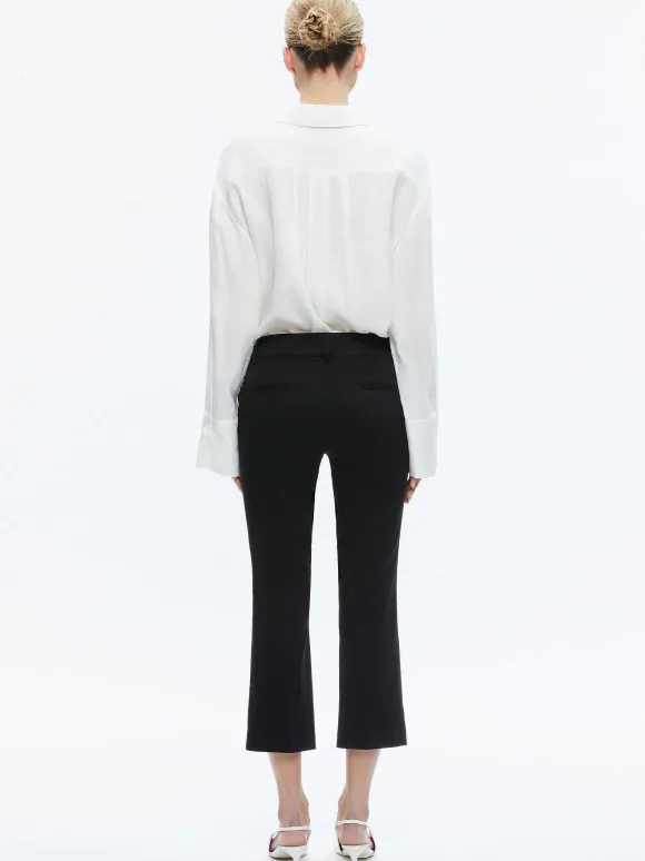 Janis Low Rise Cropped Flare Pant | Alice and Olivia Clearance