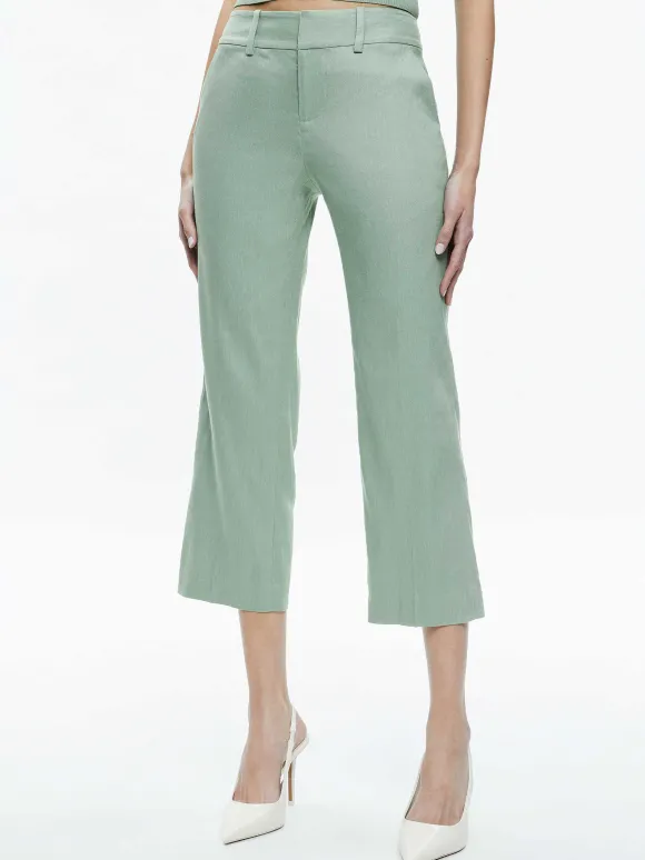Janis Low Rise Cropped Flare Pant | Alice and Olivia Store
