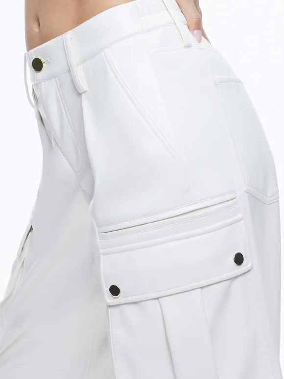 Joette Vegan Leather Cargo Pant | Alice and Olivia Cheap