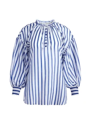 Julius Voluminous Blouson Sleeve Blouse | Alice and Olivia Online