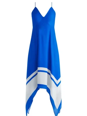 Kayson V-Neck Handkerchief Hem Dress | Alice and Olivia Clearance