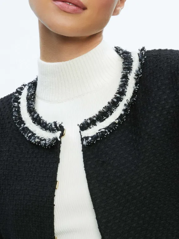 Kidman Two-Fer Tweed Jacket | Alice and Olivia Flash Sale