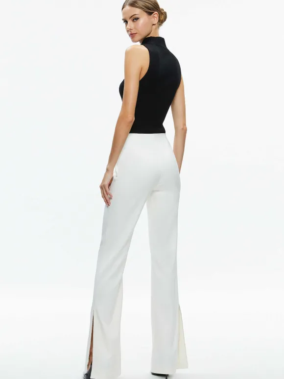 Lara Side Slit Pant | Alice and Olivia Hot