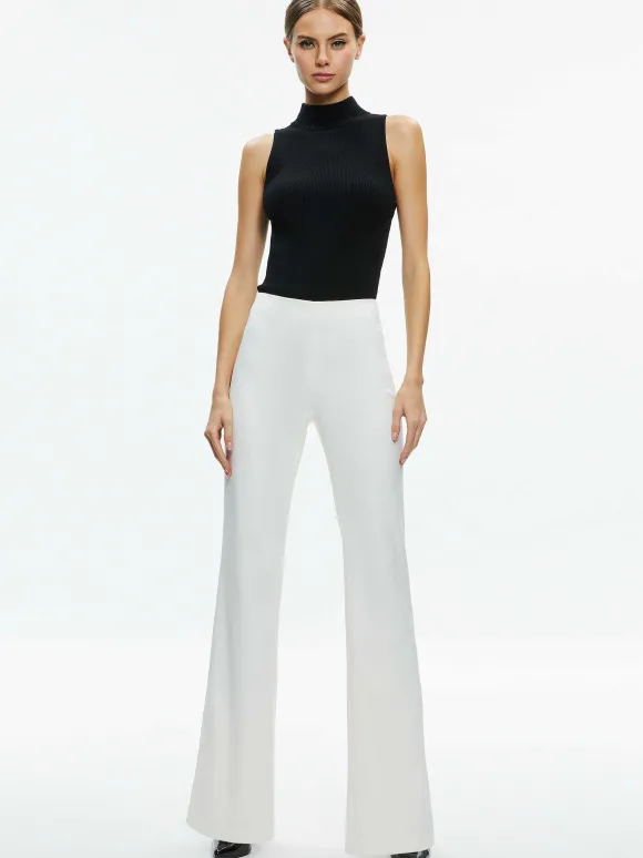 Lara Side Slit Pant | Alice and Olivia Hot