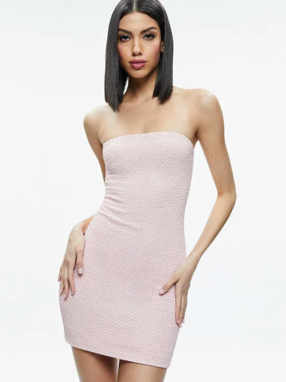 Leia Strapless Embellished Mini Dress | Alice and Olivia Hot