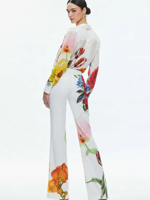 Livi Mid Rise Trouser | Alice and Olivia Online