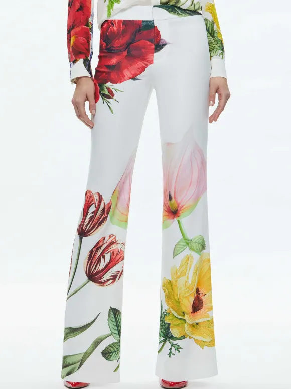 Livi Mid Rise Trouser | Alice and Olivia Online