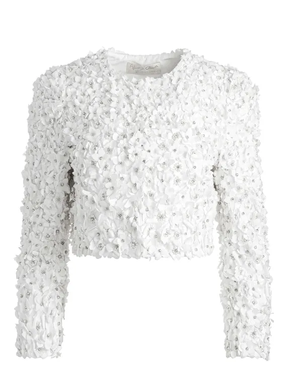 Lorna Embellished Cropped Jacket | Alice and Olivia Clearance