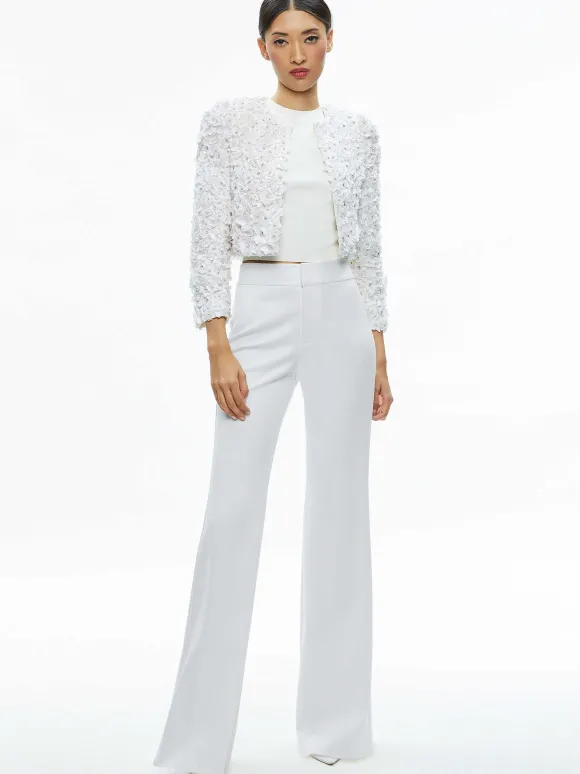 Lorna Embellished Cropped Jacket | Alice and Olivia Clearance