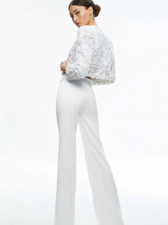 Lorna Embellished Cropped Jacket | Alice and Olivia Clearance