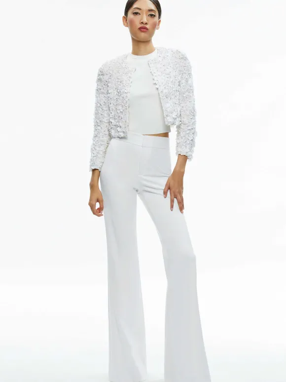 Lorna Embellished Cropped Jacket | Alice and Olivia Clearance