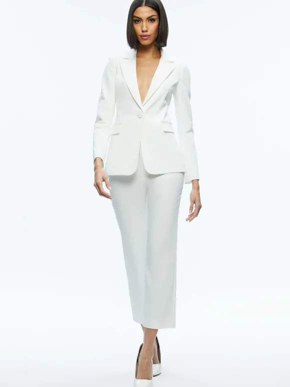 Macey Slit Sleeve Blazer | Alice and Olivia Store