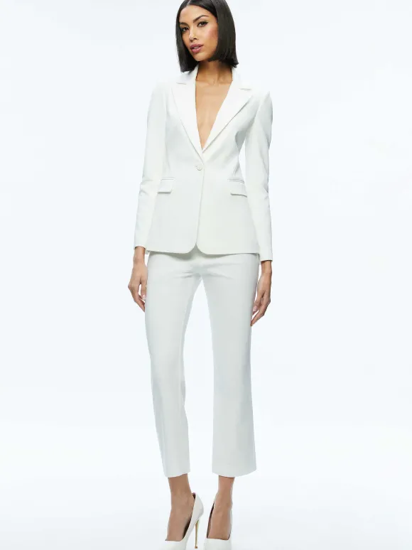 Macey Slit Sleeve Blazer | Alice and Olivia Store