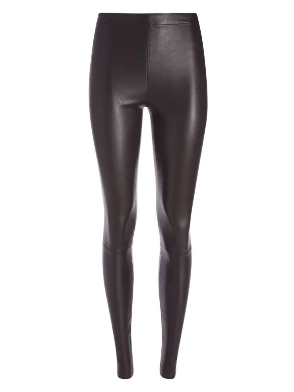 Maddox Side Zip Leather Legging | Alice and Olivia Hot
