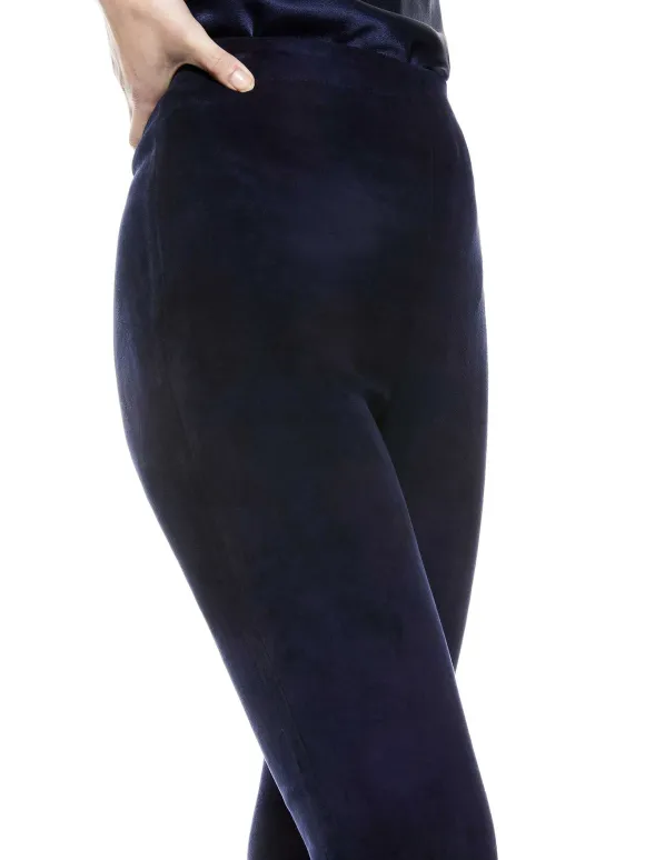 Maddox Side Zip Suede Legging | Alice and Olivia Sale