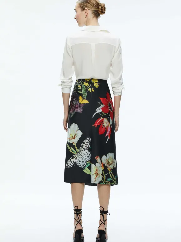 Maeve Midi Slip Skirt | Alice and Olivia Clearance