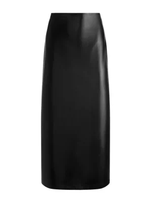 Maeve Vegan Leather Midi Skirt | Alice and Olivia Shop