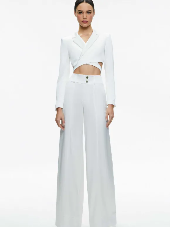 Mame High Rise Wide Leg Pant | Alice and Olivia Store