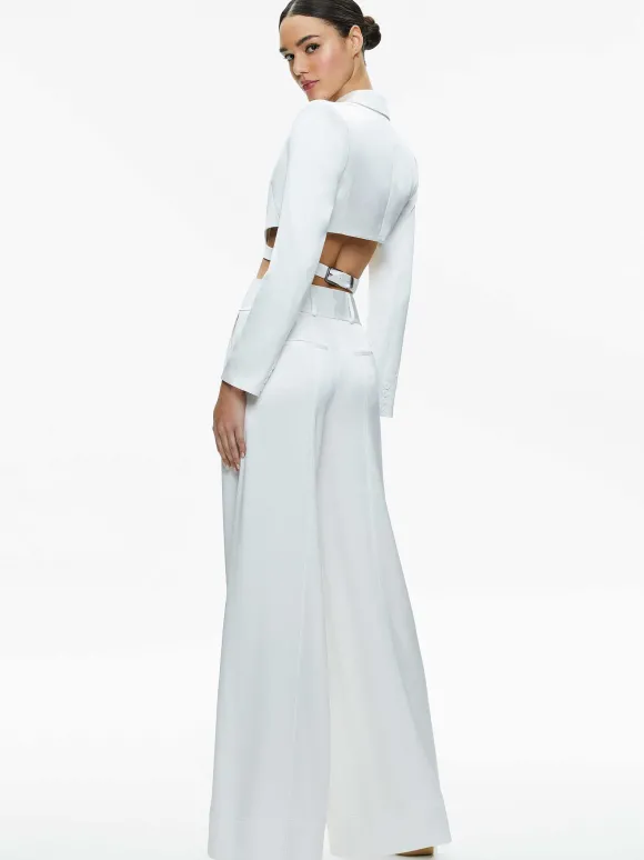 Mame High Rise Wide Leg Pant | Alice and Olivia Store