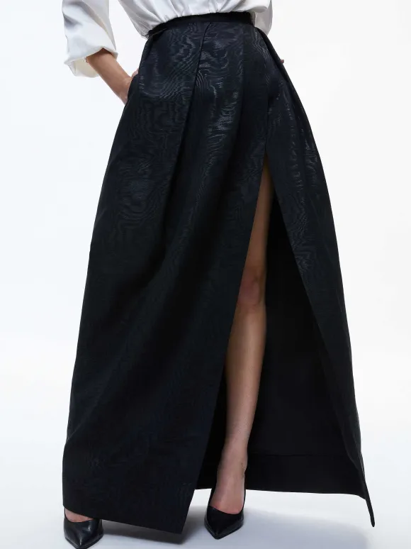 Margarite Pleated Ballgown Skirt | Alice and Olivia Discount